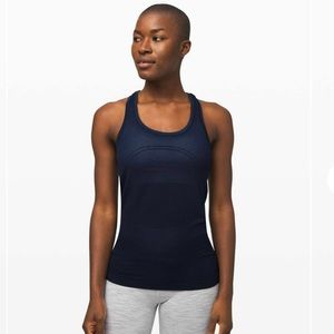 Lululemon Swiftly Speed Racerback *sheer stripe*